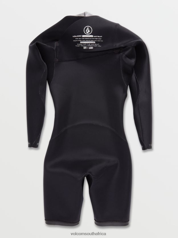 Z0ZR08643 Black Men Modulator 2/2mm Long Sleeve Springsuit Volcom Clothing - Image 23