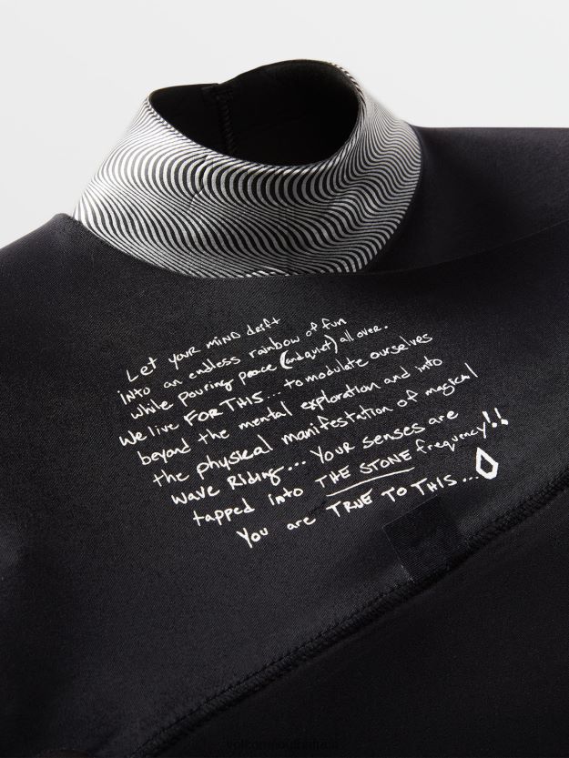 Z0ZR08643 Black Men Modulator 2/2mm Long Sleeve Springsuit Volcom Clothing - Image 29