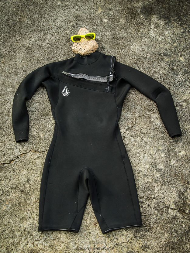 Z0ZR08643 Black Men Modulator 2/2mm Long Sleeve Springsuit Volcom Clothing - Image 32