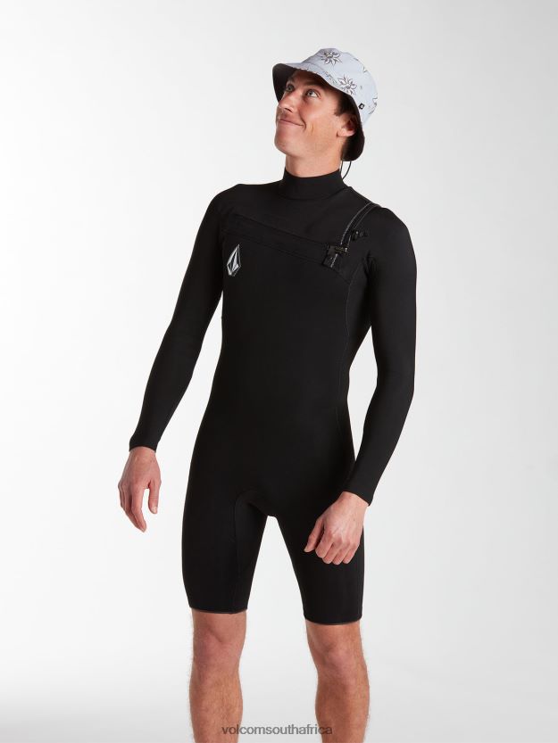 Z0ZR08643 Black Men Modulator 2/2mm Long Sleeve Springsuit Volcom Clothing - Image 35