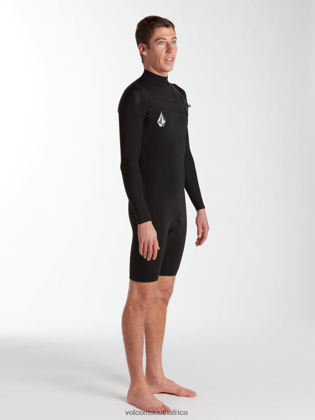 Z0ZR08643 Black Men Modulator 2/2mm Long Sleeve Springsuit Volcom Clothing - Image 37