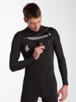 Z0ZR08643 Black Men Modulator 2/2mm Long Sleeve Springsuit Volcom Clothing - Image 9