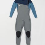 Z0ZR08644 Cruzer Blue Men Modulator 4/3mm Chest Zip Fullsuit Volcom Clothing
