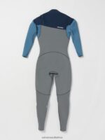 Z0ZR08645 Cruzer Blue Men Modulator 3/2mm Chest Zip Fullsuit Volcom Clothing - Image 12