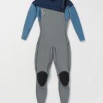 Z0ZR08645 Cruzer Blue Men Modulator 3/2mm Chest Zip Fullsuit Volcom Clothing