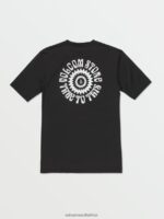 Z0ZR08648 Black Men Faulter Short Sleeve Shirt Volcom Clothing - Image 2