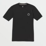Z0ZR08648 Black Men Faulter Short Sleeve Shirt Volcom Clothing