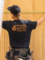 Z0ZR0864 Black Men Workwear Short Sleeve Tee Volcom Clothing - Image 14