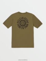 Z0ZR08652 Military Men Faulter Short Sleeve Shirt Volcom Clothing - Image 4