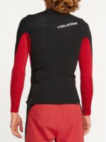 Z0ZR08654 Black Men Surf Vitals Jack Robinson 2MM UPF 50 Wetsuit Jacket Volcom Clothing - Image 12