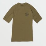 Z0ZR08658 Military Men Lido Solid Short Sleeve Shirt Volcom Clothing