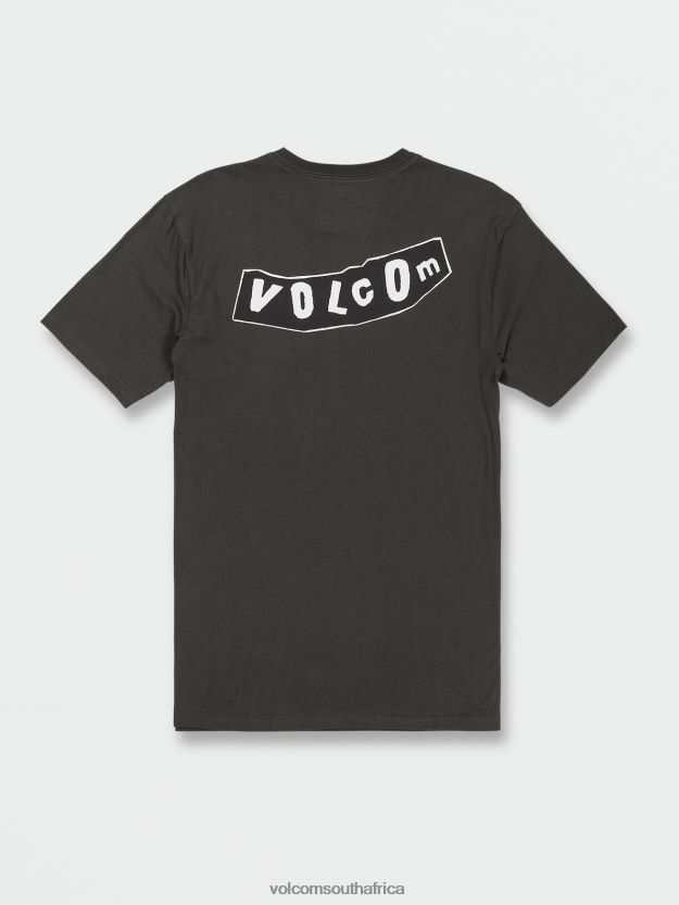 Z0ZR0865 Vintage Black Men Originator Short Sleeve Tee Volcom Clothing - Image 10