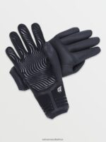 Z0ZR08662 Black Men 3mm 5 Finger Gloves Volcom Surf - Image 11