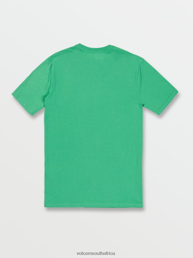 Z0ZR0866 Jungle Green Men Reapin Short Sleeve Tee Volcom Clothing - Image 2