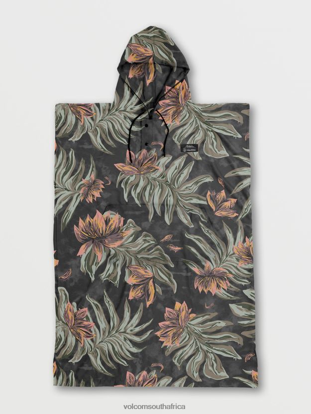 z0zr08686_rinsed_black_men_matador_packable_towel_poncho_volcom_surf.jpg Z0ZR08686 Rinsed Black Men Matador Packable Towel Poncho Volcom Surf - Image 1