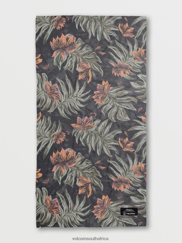 z0zr08688_rinsed_black_men_matador_packable_beach_towel_volcom_surf.jpg Z0ZR08688 Rinsed Black Men Matador Packable Beach Towel Volcom Surf - Image 1