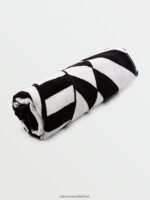 Z0ZR08690 Black White Men Stone Ray Towel Volcom Surf - Image 3