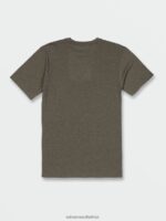 Z0ZR0869 Martini Olive Men Concourse Short Sleeve Tee Volcom Clothing - Image 2