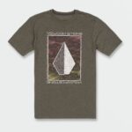 Z0ZR0869 Martini Olive Men Concourse Short Sleeve Tee Volcom Clothing
