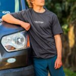 Z0ZR086 Charcoal Men Neweuro Short Sleeve Tee Volcom Clothing
