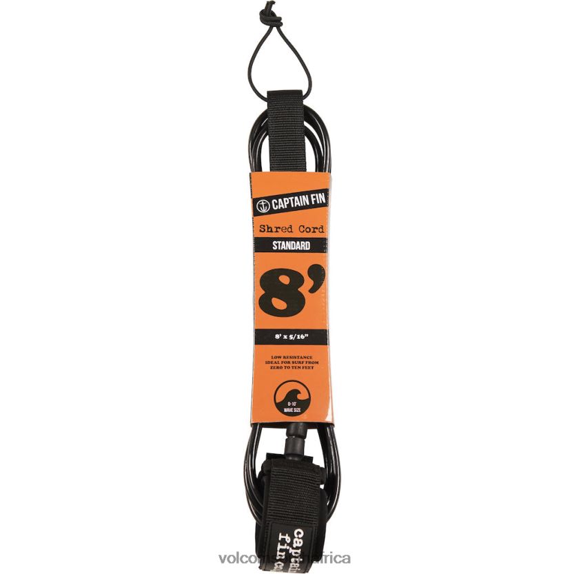 Z0ZR08703 Black Men Shred Cord 8 Standard Volcom Surf - Image 2