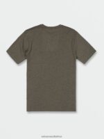 Z0ZR0870 Martini Olive Men Cleen Short Sleeve Tee Volcom Clothing - Image 3
