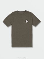 Z0ZR0871 Martini Olive Men Diffuser Short Sleeve Tee Volcom Clothing