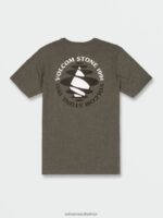 Z0ZR0871 Martini Olive Men Diffuser Short Sleeve Tee Volcom Clothing - Image 3