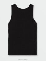 Z0ZR0872 Black Men Freedomeagle Tank Volcom Clothing - Image 2