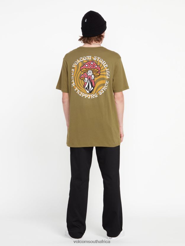 Z0ZR08743 Old Mill Unisex Farm to Yarn Psychike Short Sleeve Tee Volcom Outdoor - Image 17