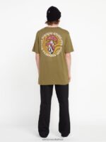 Z0ZR08743 Old Mill Unisex Farm to Yarn Psychike Short Sleeve Tee Volcom Outdoor - Image 18
