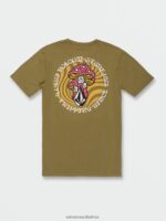 Z0ZR08743 Old Mill Unisex Farm to Yarn Psychike Short Sleeve Tee Volcom Outdoor - Image 4