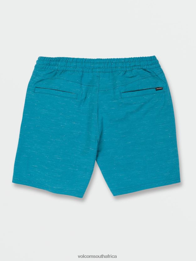 Z0ZR08746 Ocean Teal Unisex Understoned Hybrid Shorts Volcom Outdoor - Image 2