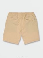 Z0ZR08747 Almond Unisex Understoned Hybrid Shorts Volcom Outdoor - Image 2