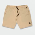 Z0ZR08747 Almond Unisex Understoned Hybrid Shorts Volcom Outdoor