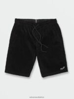 Z0ZR08751 Black Combo Unisex Outer Spaced Elastic Waist Shorts Volcom Outdoor - Image 6