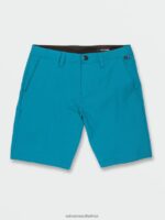 Z0ZR08752 Ocean Teal Unisex Slub Frickin Cross Shred Shorts Volcom Outdoor