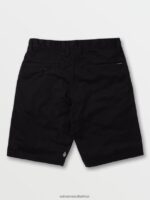 Z0ZR08761 Black Unisex Frickin Chino Shorts Volcom Outdoor - Image 3