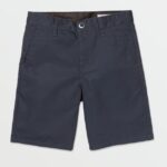 Z0ZR08762 Dark Navy Unisex Frickin Chino Shorts Volcom Outdoor