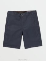 Z0ZR08762 Dark Navy Unisex Frickin Chino Shorts Volcom Outdoor