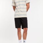 Z0ZR08764 Black Unisex Frickin Modern Stretch Shorts Volcom Outdoor