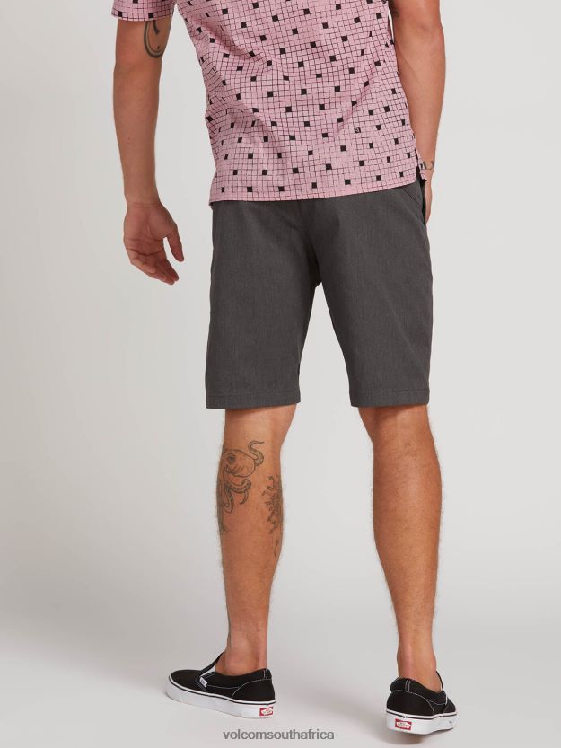 Z0ZR08765 Charcoal Heather Unisex Frickin Modern Stretch Shorts Volcom Outdoor - Image 13