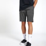 Z0ZR08765 Charcoal Heather Unisex Frickin Modern Stretch Shorts Volcom Outdoor