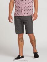Z0ZR08765 Charcoal Heather Unisex Frickin Modern Stretch Shorts Volcom Outdoor - Image 17