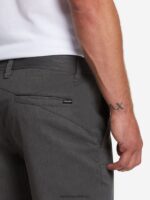 Z0ZR08765 Charcoal Heather Unisex Frickin Modern Stretch Shorts Volcom Outdoor - Image 4