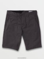 Z0ZR08765 Charcoal Heather Unisex Frickin Modern Stretch Shorts Volcom Outdoor - Image 6