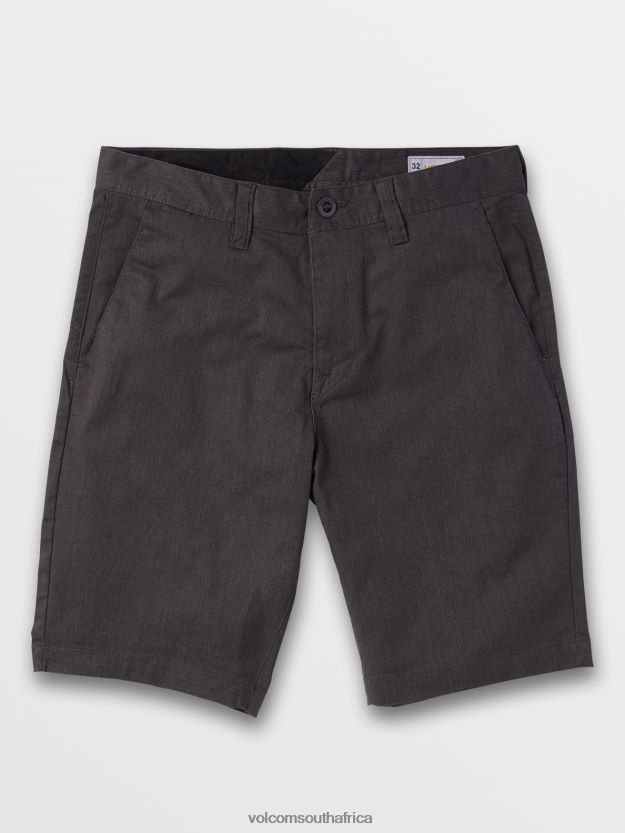 Z0ZR08765 Charcoal Heather Unisex Frickin Modern Stretch Shorts Volcom Outdoor - Image 6