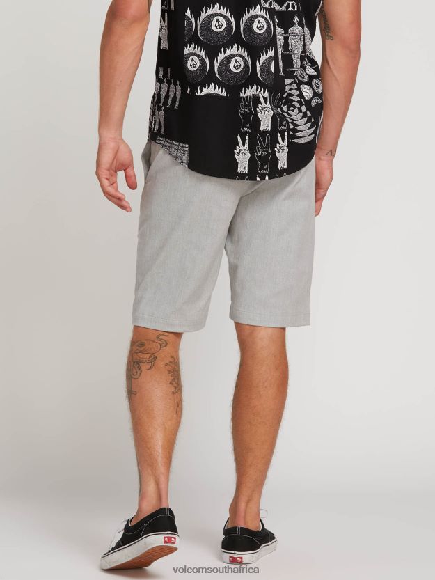 Z0ZR08766 Grey Unisex Frickin Modern Stretch Shorts Volcom Outdoor - Image 15