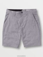 Z0ZR08766 Grey Unisex Frickin Modern Stretch Shorts Volcom Outdoor - Image 7