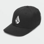 Z0ZR08767 Black Unisex Full Stone Flexfit Hat Volcom Outdoor